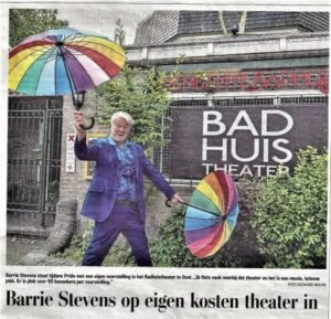 barrie stevens at mike's Badhuistheater amsterdam 